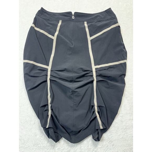 Ann Demeulemeester François Girbaud Black Sculptural Skirt Size M Avant Garde - Picture 6 of 7